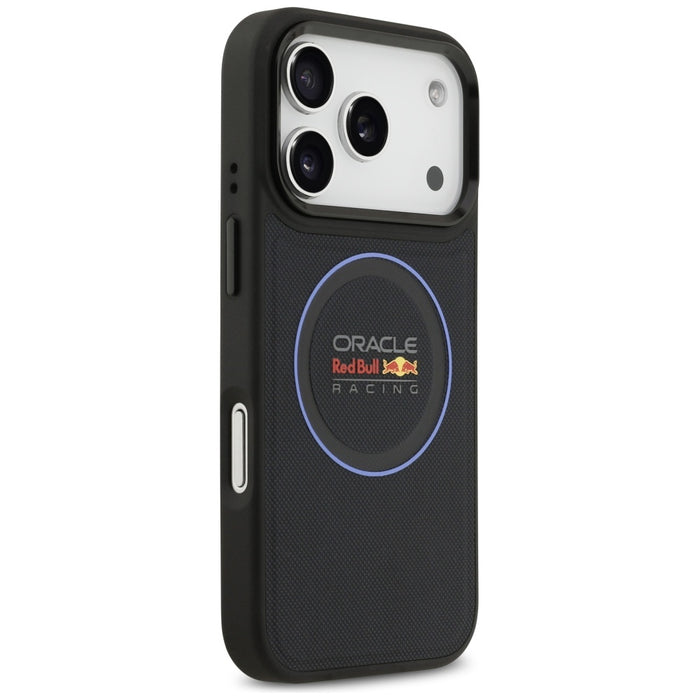 Калъф Red Bull Meshed Blue Ring &amp; Metal Buttons MagSafe за iPhone 17 Pro, тъмносин