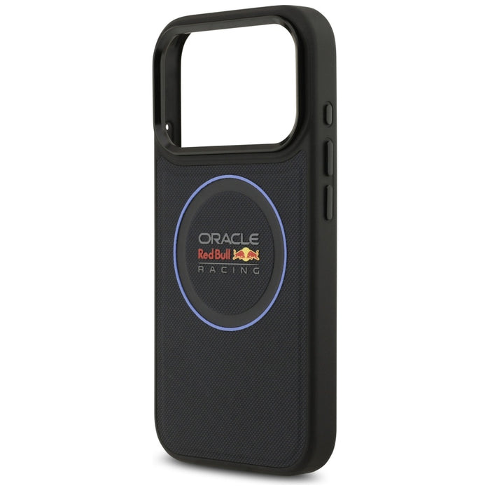 Калъф Red Bull Meshed Blue Ring &amp; Metal Buttons MagSafe за iPhone 17 Pro, тъмносин