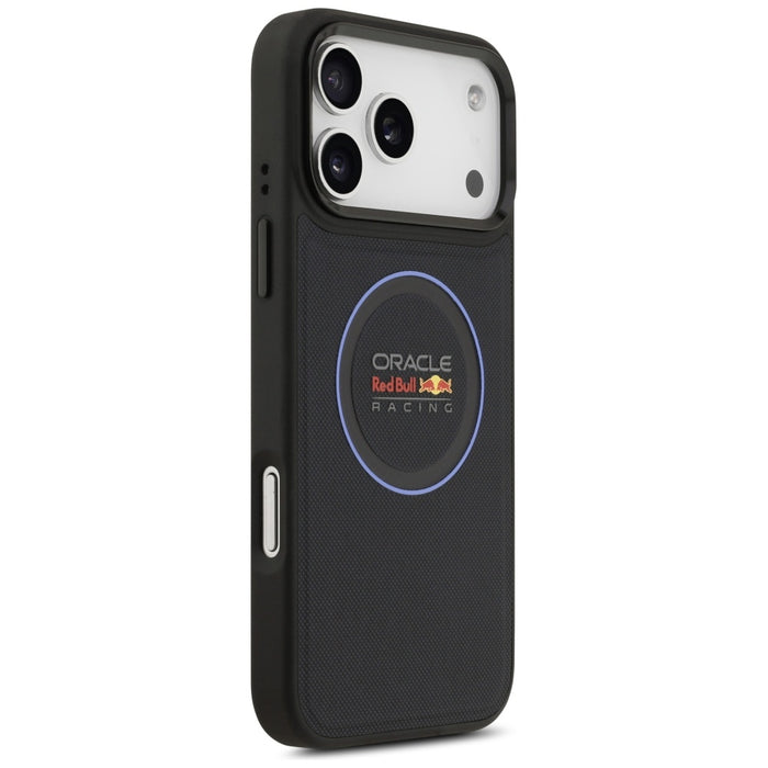 Калъф Red Bull Meshed Blue Ring &amp; Metal Buttons MagSafe за iPhone 17 Pro Max, тъмносин