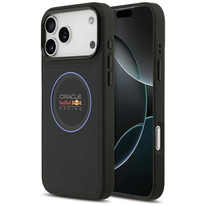 Калъф Red Bull Meshed Blue Ring &amp; Metal Buttons MagSafe за iPhone 17 Pro Max, тъмносин