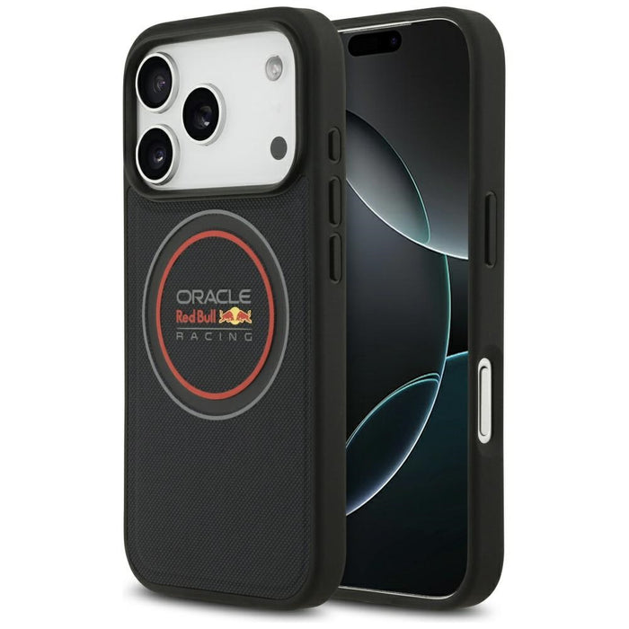 Калъф Red Bull Meshed Logo And Red Ring MagSafe за iPhone 17 Pro Max, тъмносин