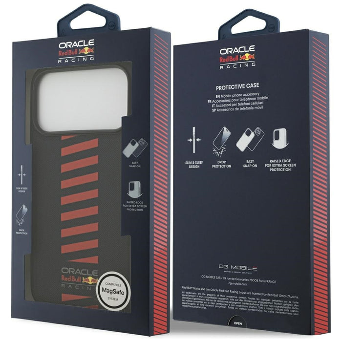 Калъф Red Bull Meshed Powerbar MagSafe за iPhone 17 Pro Max, тъмносин