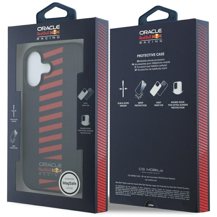 Калъф Red Bull Meshed Powerbar MagSafe за iPhone 17, тъмносин