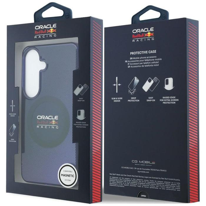 Калъф Red Bull Double Layer Blended Lines MagSafe за Galaxy S26, тъмносин