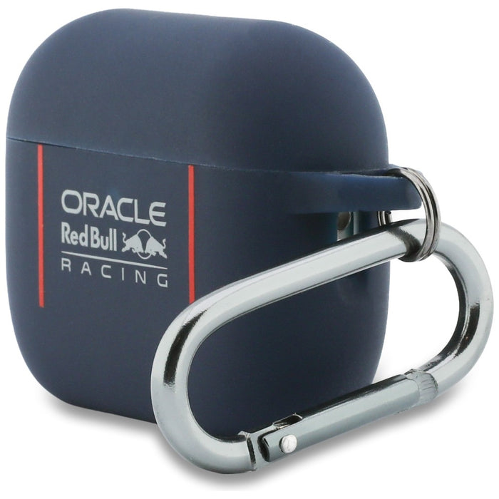 Силиконов калъф Red Bull Logo &amp; Lines за AirPods Pro 3, тъмносин
