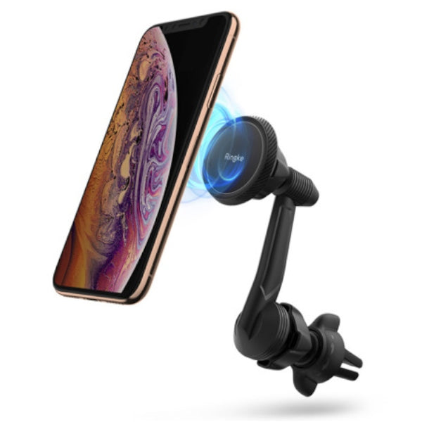 Магнитна държачка Ringke Power Clip Wing за вентилационна решетка, черна