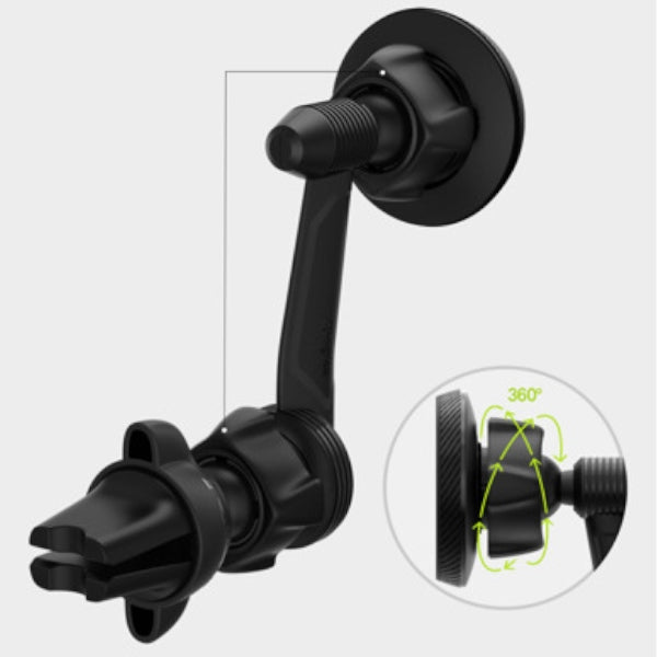 Магнитна държачка Ringke Power Clip Wing за вентилационна решетка, черна