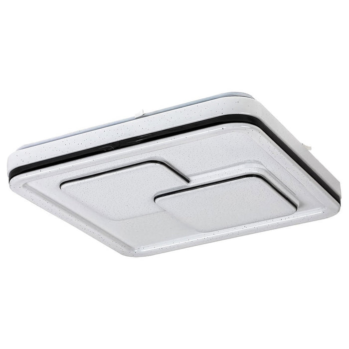 LED ПЛАФОН 40W 4000K 2970LM ЧЕРЕН RABALUX HECATE