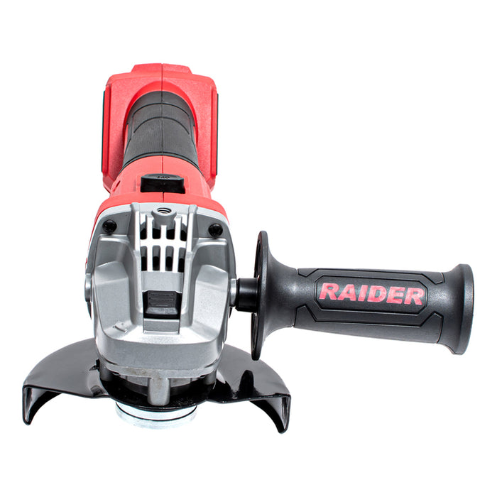 АКУМУЛАТОРЕН БЕЗЧЕТКОВ ЪГЛОШЛАЙФ RAIDER PRO RDP-PBAG20 20 V, 125 мм, БЕЗ БАТЕРИЯ И ЗАРЯДНО