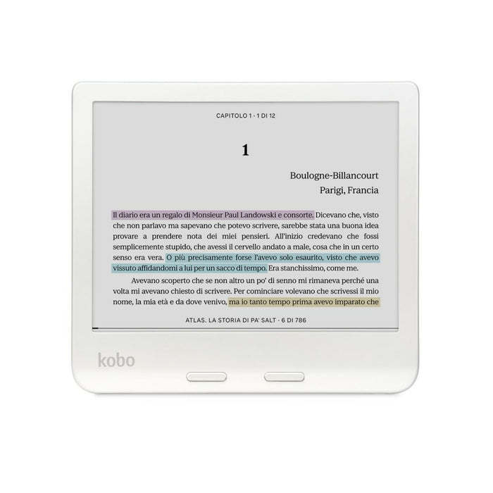 Електронна книга Rakuten N428-KU-WH-K-CK Бял 32 GB 7"