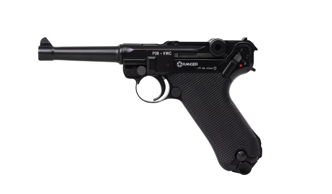 Въздушна пушка Пистолет RANGER P08 Parabellum KWC кал. 4.5 BBS 21 удара Full Metal CO2