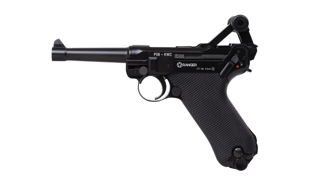 Въздушна пушка Пистолет RANGER P08 Parabellum KWC кал. 4.5 BBS 21 удара Full Metal CO2