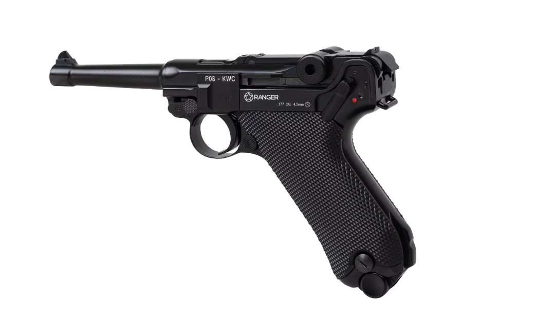 Въздушна пушка Пистолет RANGER P08 Parabellum KWC кал. 4.5 BBS 21 удара Full Metal CO2