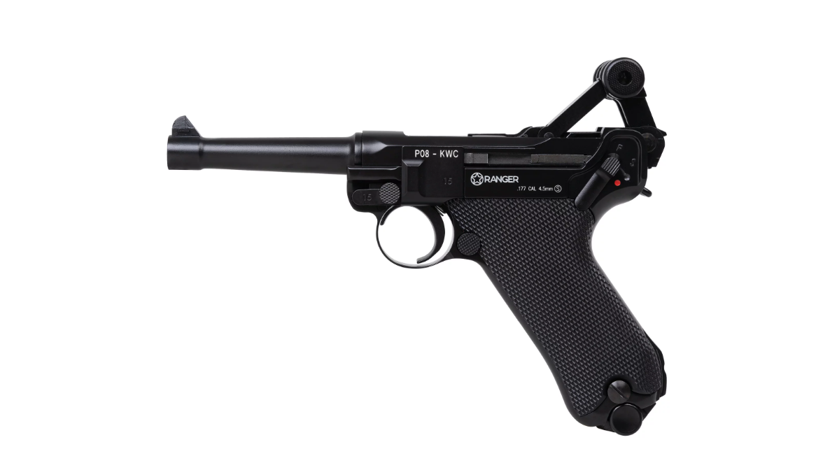 Въздушна пушка Пистолет RANGER P08 Parabellum KWC кал. 4.5 BBS 21 удара Full Metal CO2