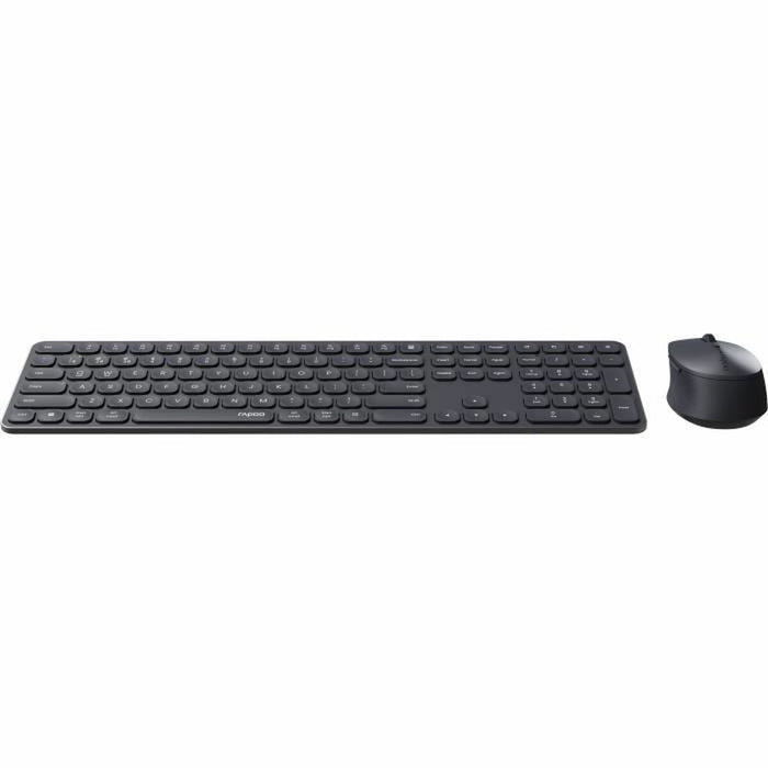 Клавиатура с мишка Rapoo 9810M Сив AZERTY