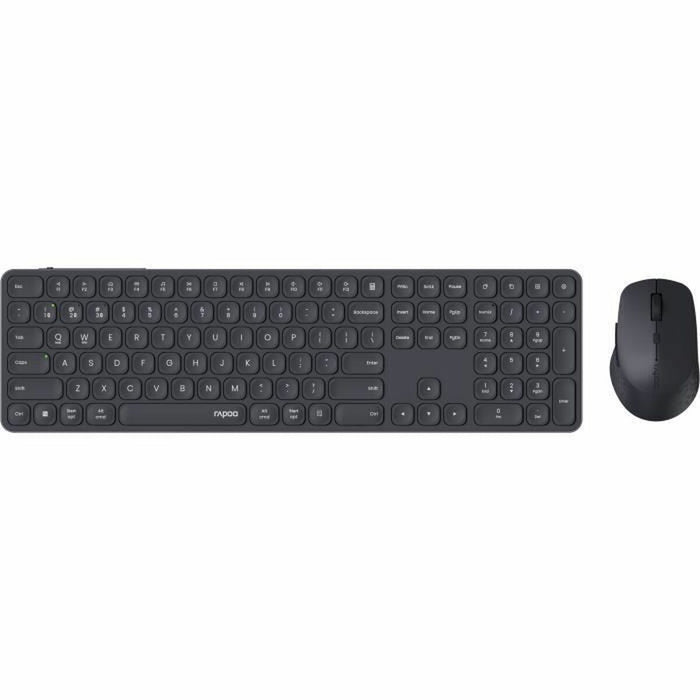 Клавиатура с мишка Rapoo 9810M Сив AZERTY