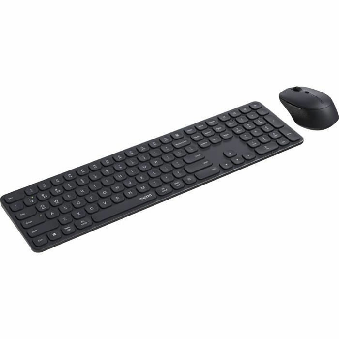 Клавиатура с мишка Rapoo 9810M Сив AZERTY