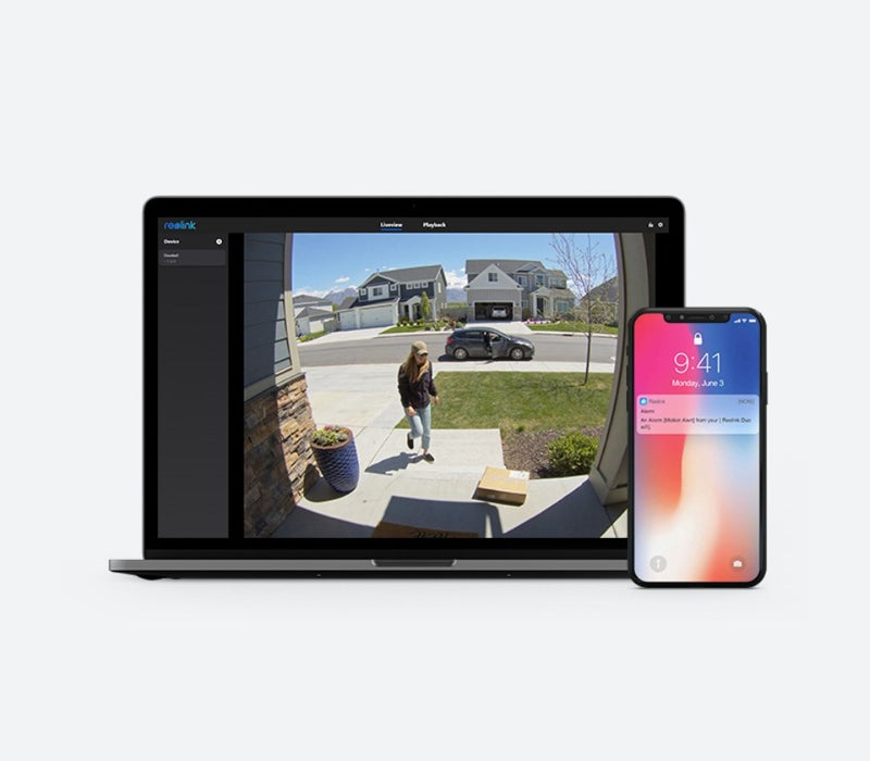 Reolink Video Doorbell WiFi Черен, Бял