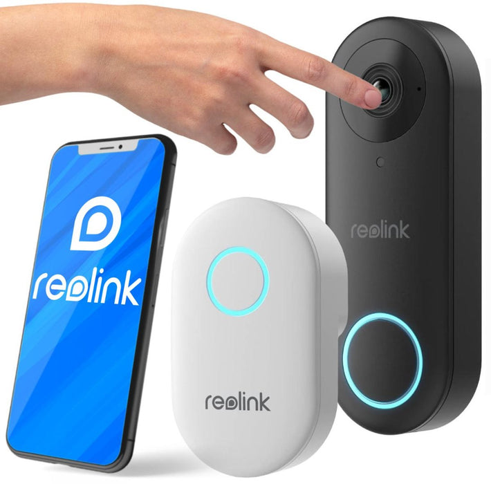 Reolink Video Doorbell WiFi Черен, Бял