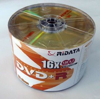 DVD+R RIDATA 4.7Gb./16X ( bulk 50 pcs )