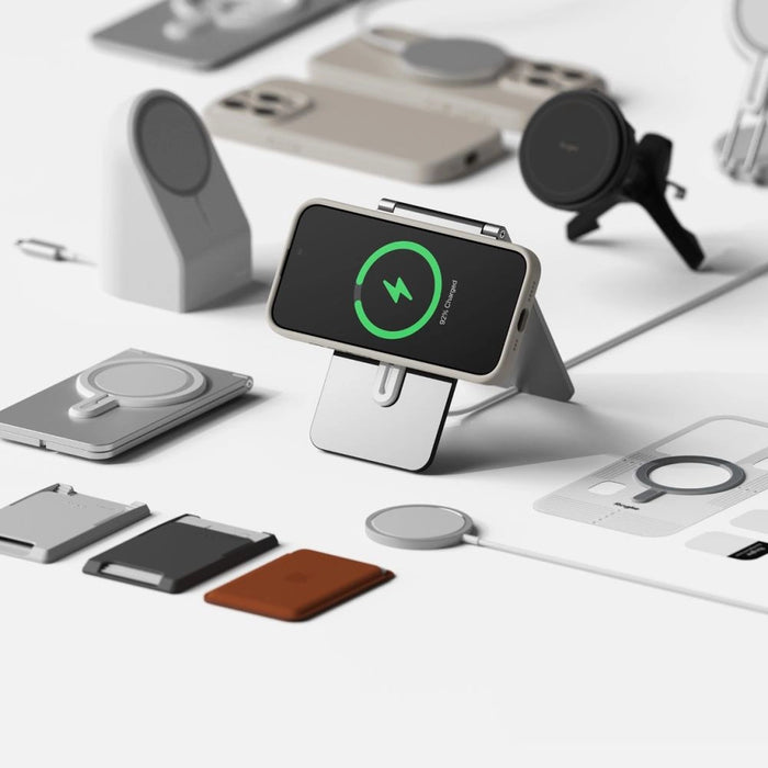 Силиконов калъф Ringke MagSafe за iPhone 15 Pro Max - бежов