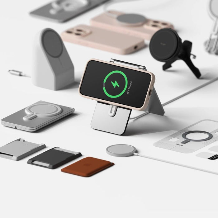 Силиконов калъф Ringke MagSafe за iPhone 15 Pro - розов