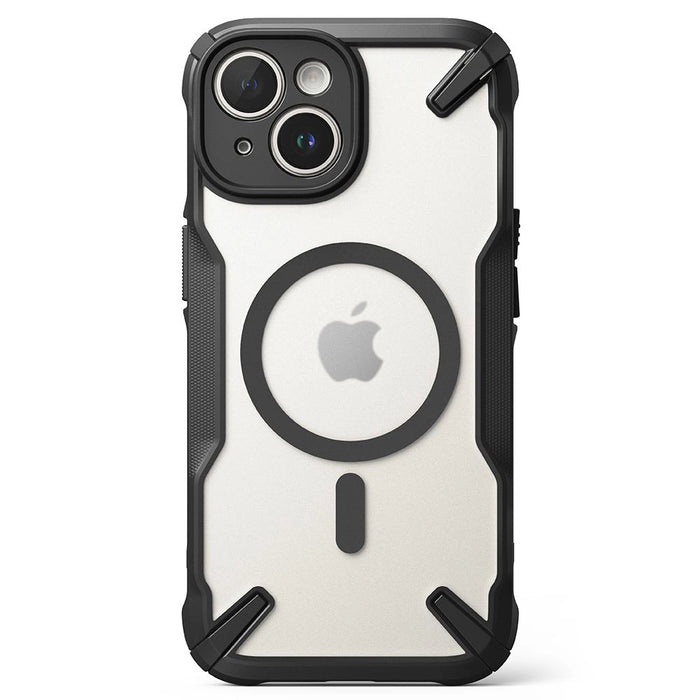 Калъф Ringke Fusion X MagSafe за iPhone 15 Plus - черен мат