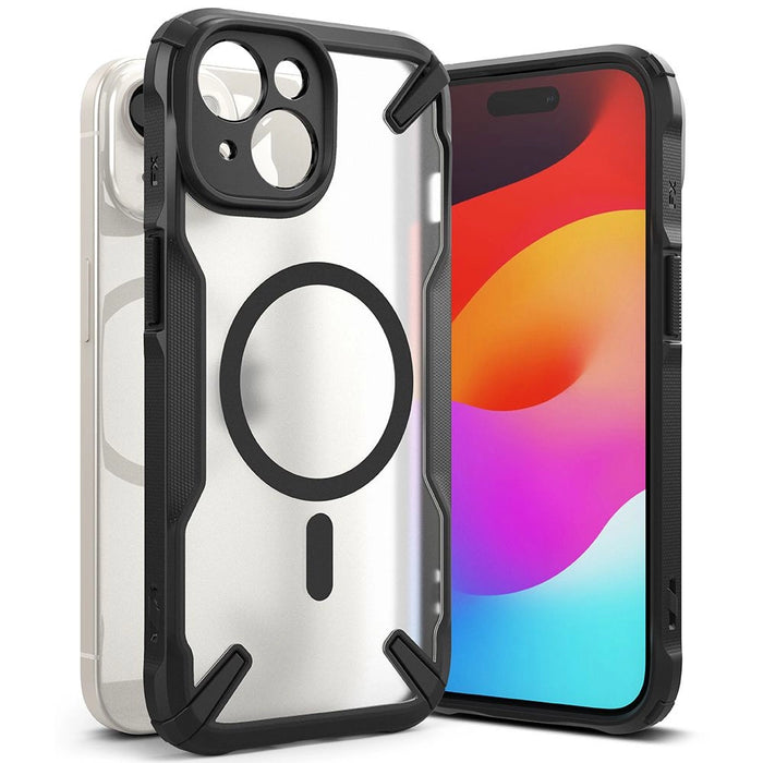 Калъф Ringke Fusion X MagSafe за iPhone 15 Plus - черен мат