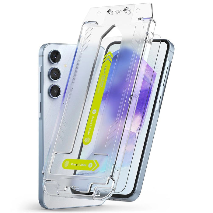 Комплект закалено стъкло Ringke Easy Slide 2 за Samsung Galaxy A55 5G