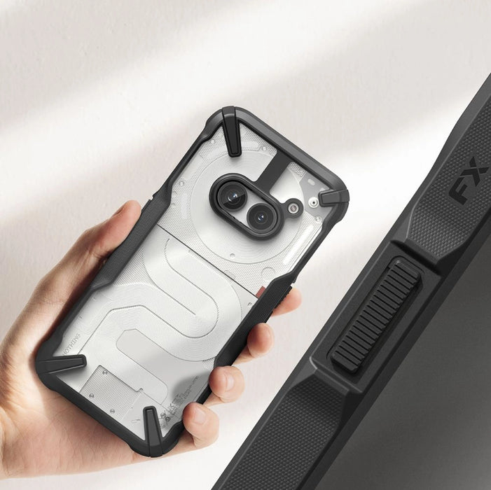 Ringke Fusion X Case for Nothing Phone 2A / 2A Plus - черен