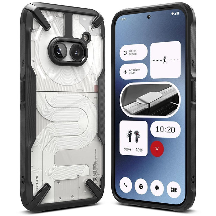 Ringke Fusion X Case for Nothing Phone 2A / 2A Plus - черен
