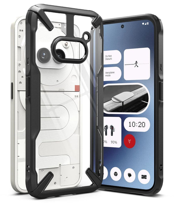 Ringke Fusion X Case for Nothing Phone 2A / 2A Plus - черен