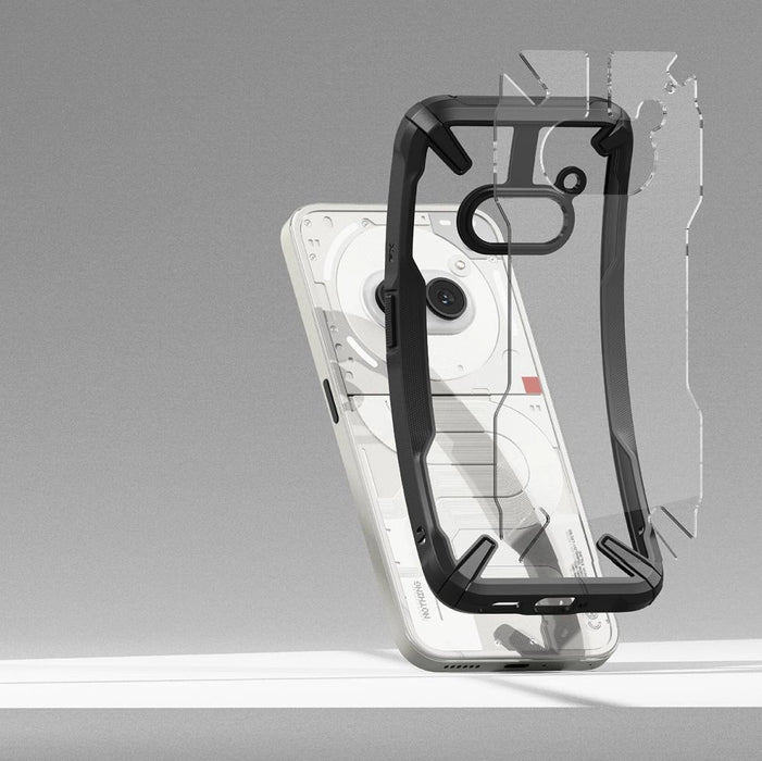 Ringke Fusion X Case for Nothing Phone 2A / 2A Plus - черен