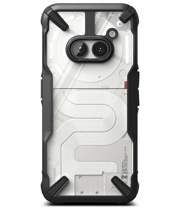 Ringke Fusion X Case for Nothing Phone 2A / 2A Plus - черен