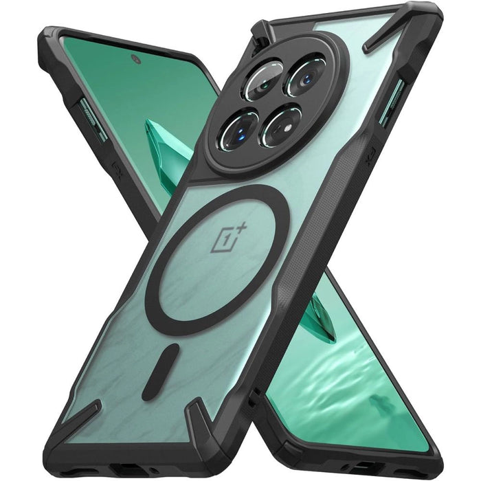 Калъф Ringke Fusion X MagSafe за Oneplus 12 - черен мат