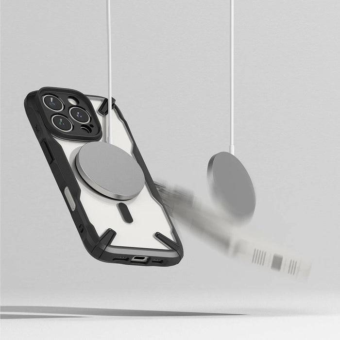 Калъф Ringke Fusion X MagSafe за iPhone 16 Pro Max - черен камуфлаж