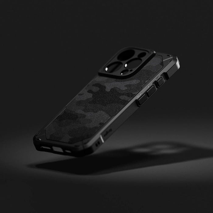 Калъф Ringke Rugged Gear MagSafe за iPhone 16 Pro - черен камуфлаж