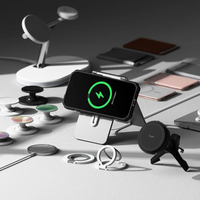 Калъф Ringke Rugged Gear MagSafe за iPhone 16 Pro - черен камуфлаж