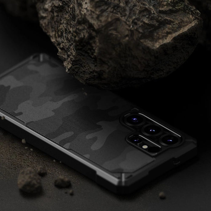 Ringke Rugged Gear Case за Samsung Galaxy S25 Ultra - черен камуфлаж