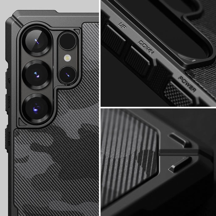 Ringke Rugged Gear Case за Samsung Galaxy S25 Ultra - черен камуфлаж