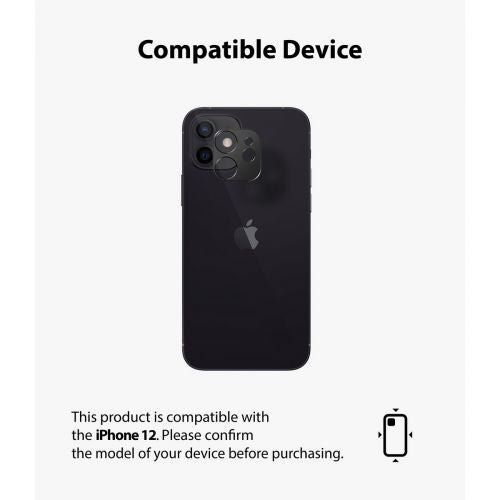 Ringke iPhone 12 Camera Styling camera island protector Black