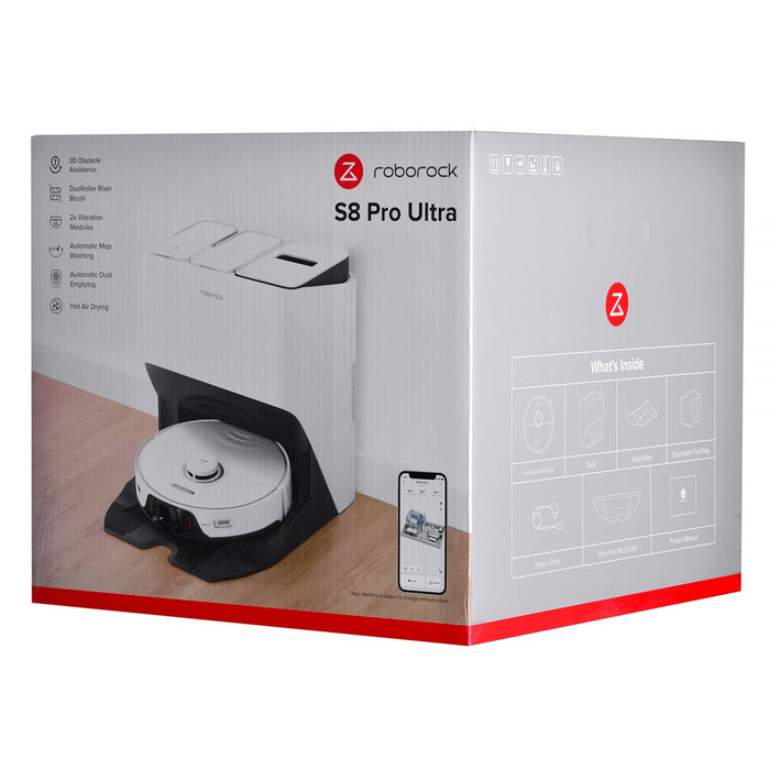 Прахосмукачка робот Roborock S8 Pro Ultra White