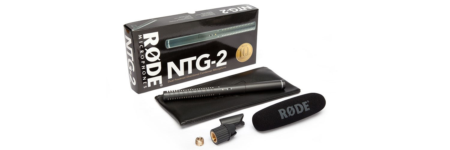 Микрофон RØDE NTG-2 Черен Микрофон за цифрова видеокамера