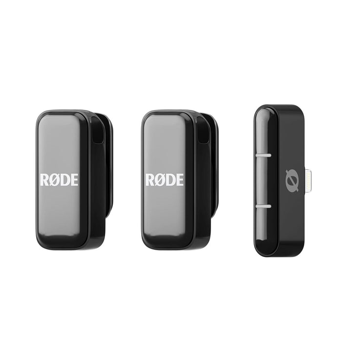 RØDE Wireless Micro - 2-канална цифрова безжична система, Lightning, черна