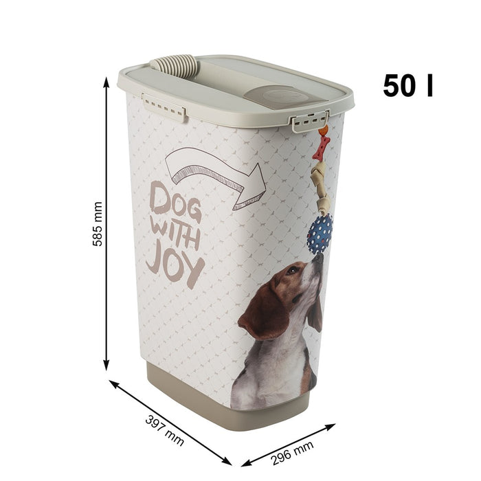 ROTHO Cody Beige - контейнер за храна - 50л