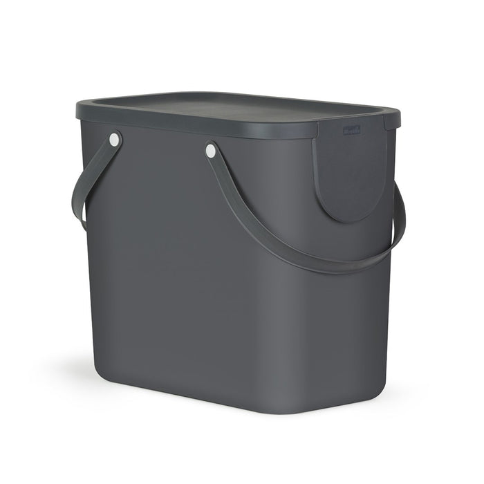 ROTHO Albula Anthracite - контейнер за сортиране на отпадъци - 25л