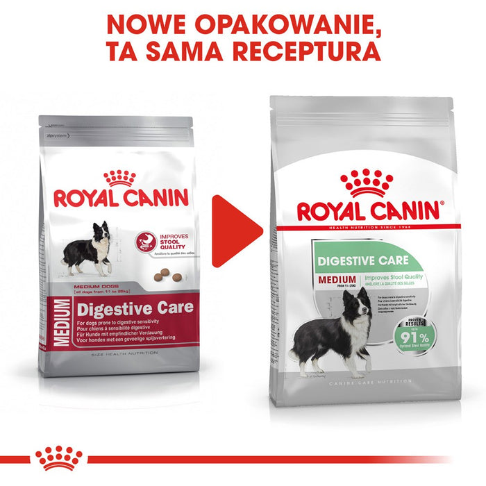 ROYAL CANIN CCN Medium Digestive Care - суха храна за кучета - 3 кг