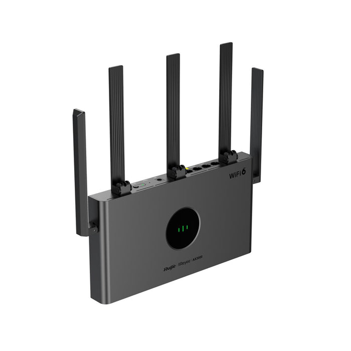 Ruijie Networks RG-EW3000GX PRO безжичен рутер Gigabit Ethernet Dual-band (2,4 GHz / 5 GHz) Черен