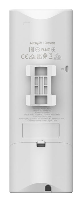 Ruijie Networks RG-RAP62-OD безжична точка за достъп 2974 Mbit/s Бяло захранване през Ethernet (PoE)