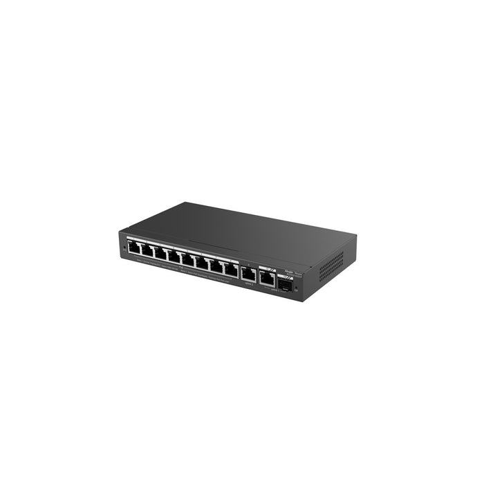 Ruijie Networks RG-ES210GS-P мрежов комутатор Managed L2 Gigabit Ethernet (10/100/1000) Power over Ethernet (PoE) Черен